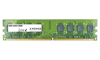 2-Power 4GB PC2-6400U 800MHz DDR2 Non-ECC CL6 DIMM 2Rx8 ( DOŽIVOTNÍ ZÁRUKA )