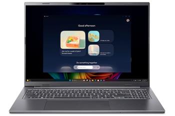 Acer Aspire 16 AI (A16-52M-77L6) Core Ultra 7 258V/32GB/1TB SSD/16" WUXGA+ OLED 120 Hz/IR cam/Win11 Home/šedá
