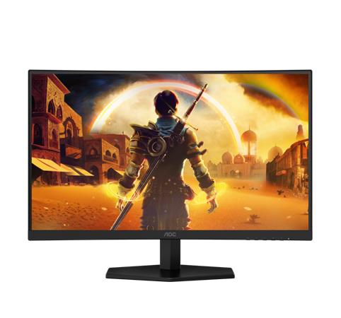 AOC LCD herní C27G42E 27" zakřivený VA/1920x1080@180Hz/0,5ms/300cd/2xHDMI/DP/Repro/VESA