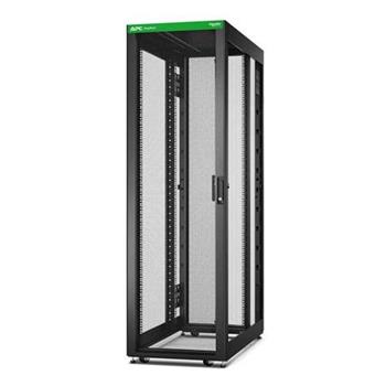 APC Easy Rack 600mm/48U/1000mm , with Roof, castors,feet and 4 Brackets, No Side panels,Bottom, black
