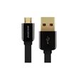 AVACOM MIC-120K kabel USB - Micro USB, 120cm, černá