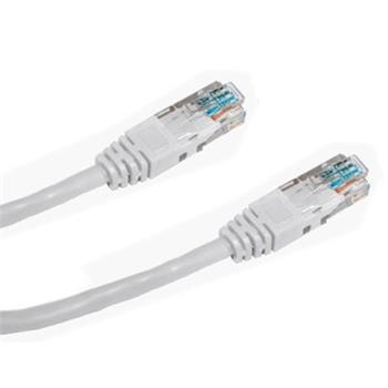 DATACOM Patch cord UTP CAT5E 10m bílý
