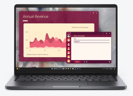 DELL Pro 14 PC14250 Core 5 220U/8GB/512GB SSD/14" IPS FHD+/IR Cam & Mic/W11P/3Y ProSpt/šedá