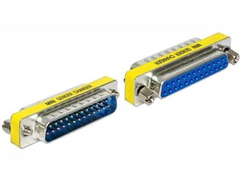 Delock adaptér Sub-D 25 pin samec > samice šetřič portu