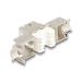Delock Modul Keystone ze zásuvkového konektoru RJ45 na LSA Cat.6A, beznástrojový, bílá, sada 10 kusů