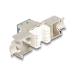 Delock Modul Keystone ze zásuvkového konektoru RJ45 na LSA Cat.6A, beznástrojový, šedá, sada 10 kusů