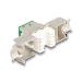 Delock Modul Keystone ze zásuvkového konektoru RJ45 na LSA Cat.6A, beznástrojový, zelený, sada 10 kusů