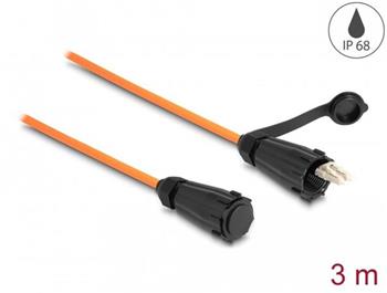 Delock Optický kabel z LC Duplex na LC Duplex s ochrannou krytkou, multi-mode OM2, 3m
