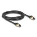 Delock Síťový kabel RJ45 Cat.6A zástrčky na zástrčku, S/FTP, černý, délky 2 m, Cat.7, silné tloušťky, vhodný pro průmysl
