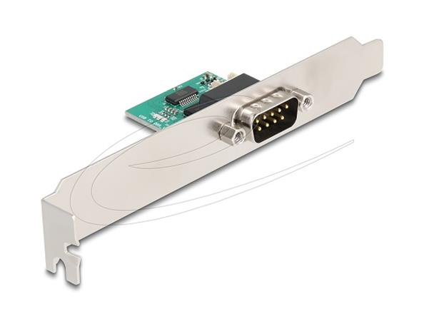Delock USB na RS-232 Převodník FTDI FT231XS USB 2.0 pin záhlaví samec na D-Sub 9 samec, standardní držák, kabel 30 cm