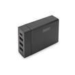 Digitus 4-portová USB nabíječka, 72 W, 1xUSB-C (PD), 5,9,15,20V / 3A, 3x USB-A 5V / 2,4A, černá