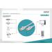 Digitus CAT 6 S-FTP patch cord, Cu, LSZH AWG 27/7, length 4 m, color grey