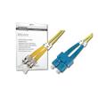DIGITUS Fiber Optic Patch Cord, ST to SC, OS2, Singlemode 09/125 µ, Duplex, Length 10m