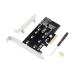 Digitus M.2 NGFF / NVMe SSD PCIexpress Add-On karta podporuje B, M a B + M Key, velikost 80,60,42 a 30 mm
