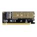Digitus M.2 NVMe SSD PCIexpress Add-On karta x16 podporuje M Key, velikost 80,60,42 a 30 mm