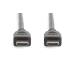 Digitus připojovací kabel HDMI 2.1 Ultra High Speed, typ A M / M, 1,0 m, s Ethernetem, UHD 8K 60p, zlacené konektory