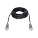 Digitus Připojovací kabel HDMI AOC s hybridním vláknem, typ A M/M, 15 m, UHD 4K@60 Hz, CE, zlatá, bl