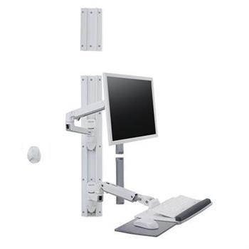 ERGOTRON LX Wall Mount System (bílý), držák na zeď