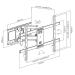 GEMBIRD Držák TV WM-80ST-02, 37"-80" (60kg), otočný a náklopný