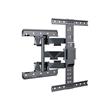 GEMBIRD WM-65RT-01 Držák na TV s možností otáčení a naklápění, pro úhlopříčky 32–65", VESA max 600×400 mm, nosnost 35 kg
