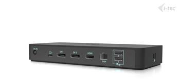i-tec USB-C Intelligent Triple Display Docking Station, Power Delivery 100W