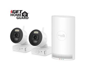 iGET HOMEGUARD HGNVK88002P - Wire-free FullHD NVR 8CH + 2x bateriová kamera HGNVK686CAMP