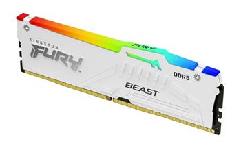 KINGSTON 16GB 6800MT/s DDR5 CL34 DIMM FURY Beast White RGB EXPO