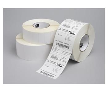 Label, Paper, 102x102mm; Direct Thermal, Z-Select 2000D, Coated, Permanent Adhesive, 25mm Core, Perforation