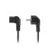 Lanberg CEE 7/7->IEC 320 C13 POWER CORD 3m ANGLED RIGHT VDE černá