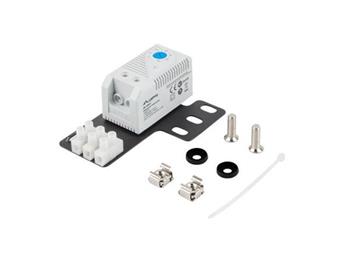 LANBERG CLOSED-LOOP THERMOSTAT 10A FOR RACK CABINETS WITH 19" EAR AND TERMINAL BLOCK GRAY