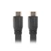 LANBERG HDMI M / M 2.0 plochý kabel 0,5m 4K černý