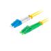 LANBERG optický patch cord SM LC/APC-LC/UPC duplex 2m LSZH G657A1 průměr 3mm, barva žlutá