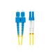LANBERG optický patch cord SM SC/UPC-LC/UPC duplex 2m LSZH G657A1 průměr 3mm, barva žlutá