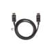 LANBERG připojovací kabel DisplayPort 1.2 M/M, 4K@60Hz, délka 1,8m, černý, se západkou, zlacené konektory