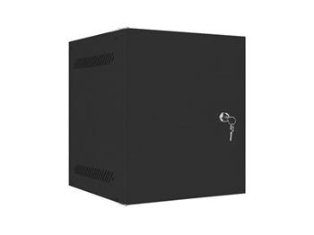 LANBERG RACKOVÁ SKŘÍŇ 10" PRO MONTÁŽ NA STĚNU 6U/280X310 PRO VLASTNÍ MONTÁŽ S KOVOVÝMI DVEŘMI ČERNÁ (PLOCHÉ BALENÍ)