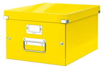 LEITZ Univerzální krabice Click&Store, velikost M (A4), žlutá