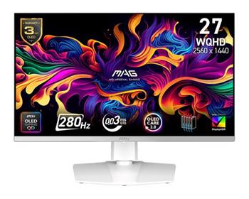 MSI MAG 272QPW QD-OLED X28 gaming monitor 26,5" QD-OLED/2560x1440 (WQHD)/280Hz/0