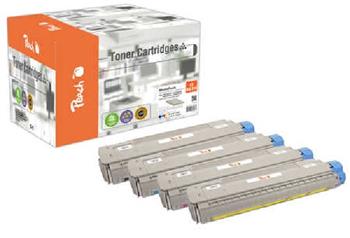 PEACH kompatibilní toner OKI 44059253-56 MultiPack, bk, c, m, y