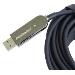 PremiumCord USB3.0 + 2.0 prodlužovací optický AOC kabel A/Male - A/Female 20m