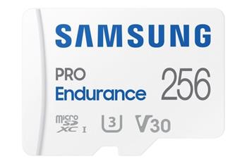 Samsung PRO Endurance/micro SDXC/256GB/100MBps/UHS-I U3 / Class 10/+ Adaptér