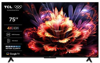 TCL 75V6C SMART TV 75" LED/4K UHD/Direct LED/3xHDMI/USB/LAN/GoogleTV