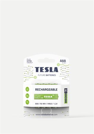 Tesla AAA RECHARGEABLE+ nabíjecí Ni-MH 800 mAh, 4 ks, NewDesign