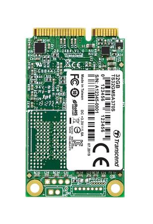 TRANSCEND MSA370S 16GB SSD disk mSATA, SATA III 6Gb/s (MLC), 280MB/s R, 50MB/s W