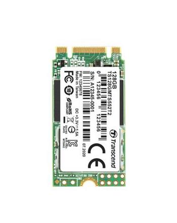 TRANSCEND MTS552T2 128GB Industrial 3K P/E SSD dis