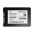 TRANSCEND SSD470K-I 2TB Industrial (3K P/E) SSD disk 2.5" SATA3, 3D TLC, Aluminium case, 560MB/s R, 520 MB/W, černý
